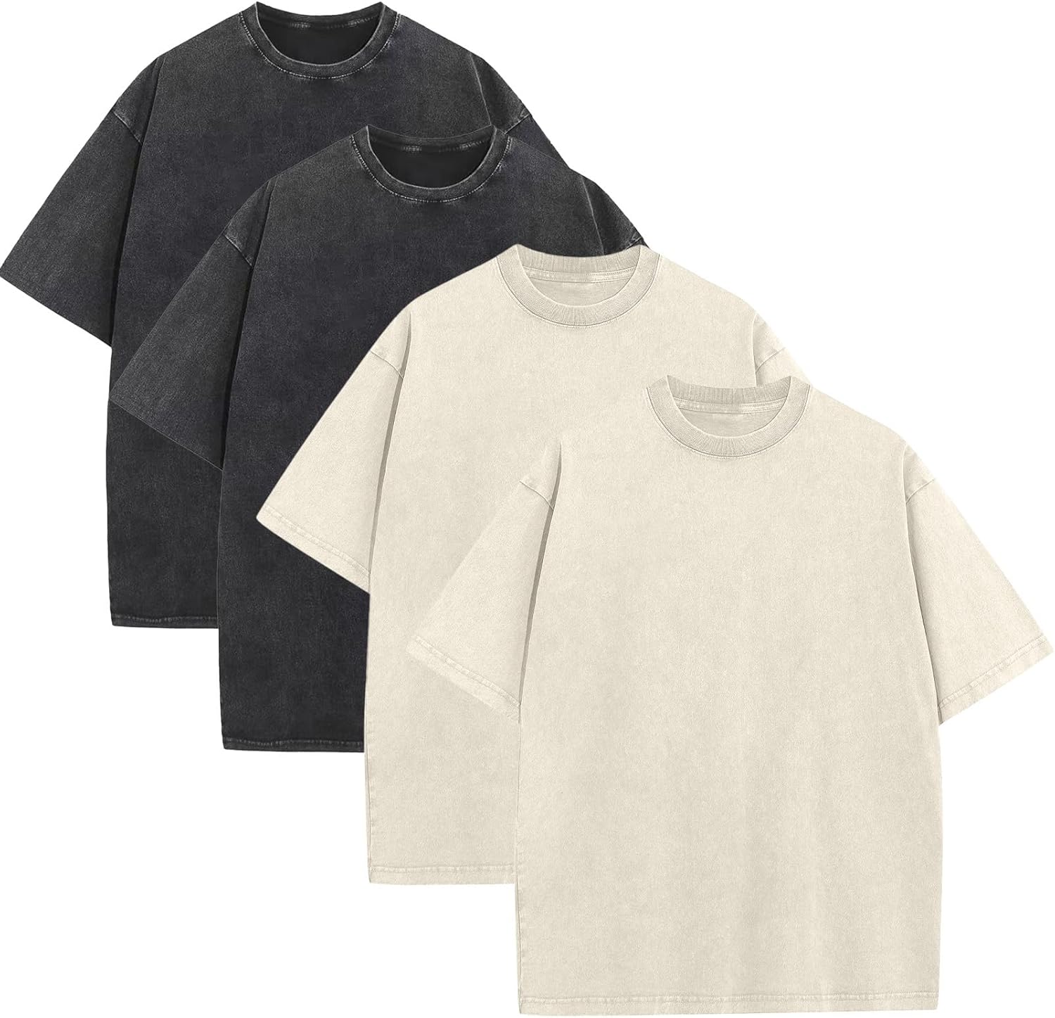 Mens Oversized Acid Wash T Shirts for Casual Streetwear Style