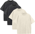 Mens Oversized Acid Wash Gradient T Shirt - Loose Vintage Fit