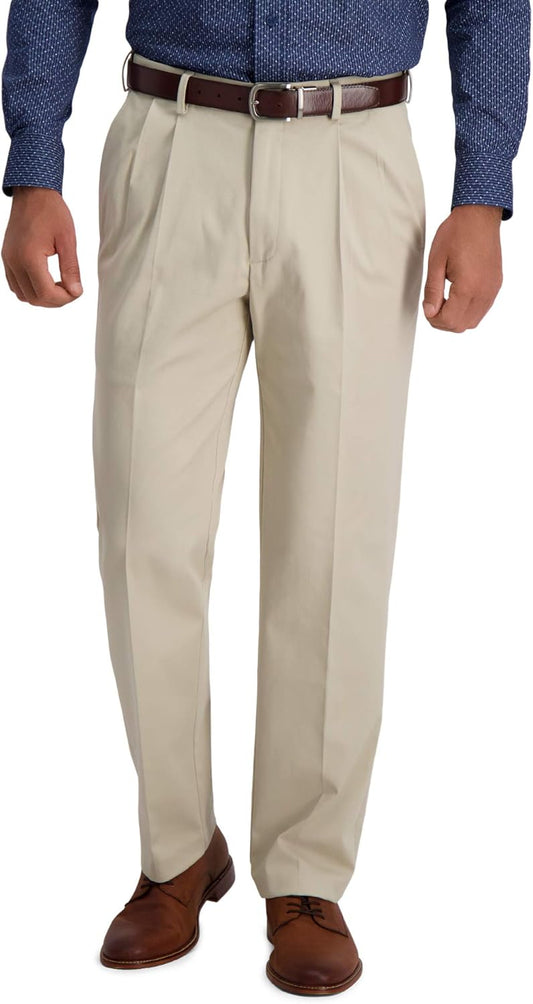 Haggar Men's Iron Free Premium Khaki Classic Fit Pants Review