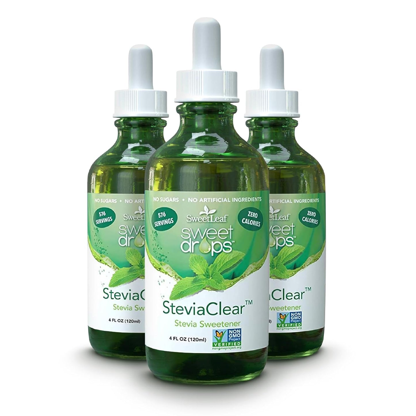 SweetLeaf SteviaClear Sweet Drops - Pure Liquid Sweetener