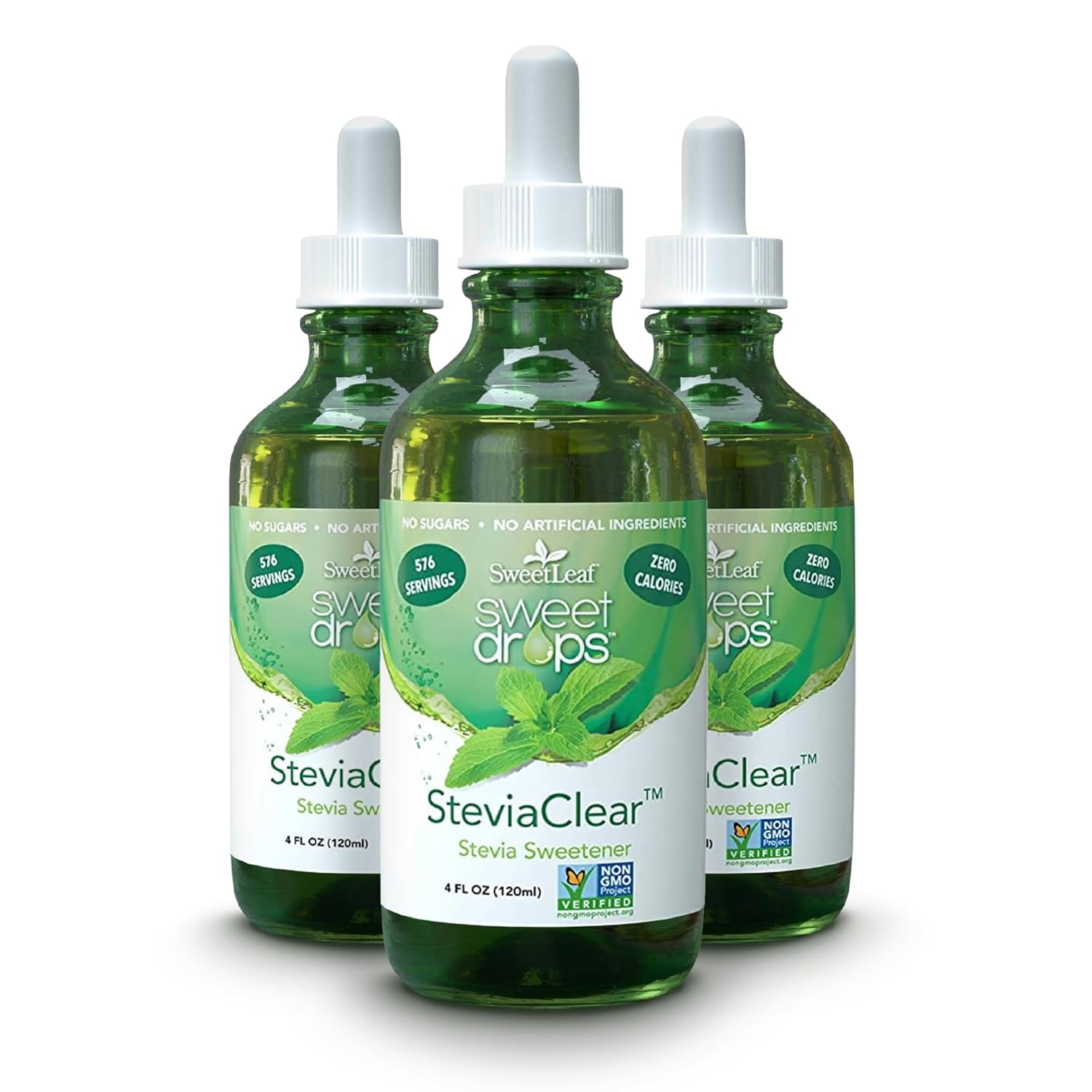 SweetLeaf SteviaClear Sweet Drops - Pure Liquid Sweetener