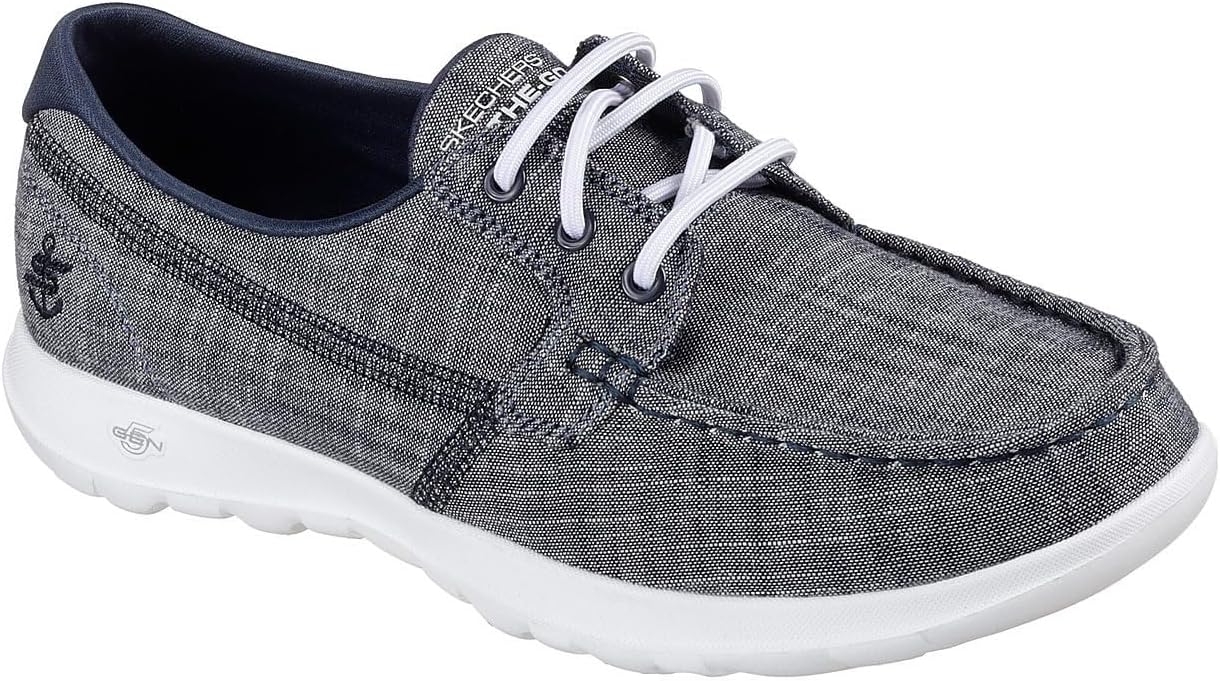 Skechers Women's Go Walk Lite-15433 Boat Shoe for Comfort