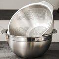 18/8 Stainless Steel Microwell Colander 3.5QT - Large Capacity