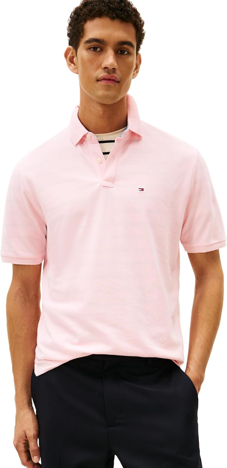 Tommy Hilfiger Men's Short Sleeve Cotton Pique Polo Shirt Review
