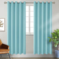 Blackout Curtains Grommet Thermal Insulated Panels - Baby Blue 70 x 84