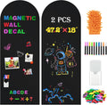 Magnetic Chalkboard Wall Decal 47.2in x 18in - Peel & Stick Arch