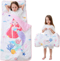 Extra Large Toddler Nap Mat with Pillow and Blanket for Kids