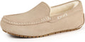 KIDMI Women's Genuine Suede Moccasin Slippers - Cozy Memory Foam