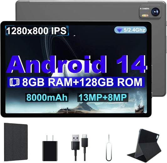 Powerful Android Tablet: Octa-Core, 8GB RAM, 128GB ROM
