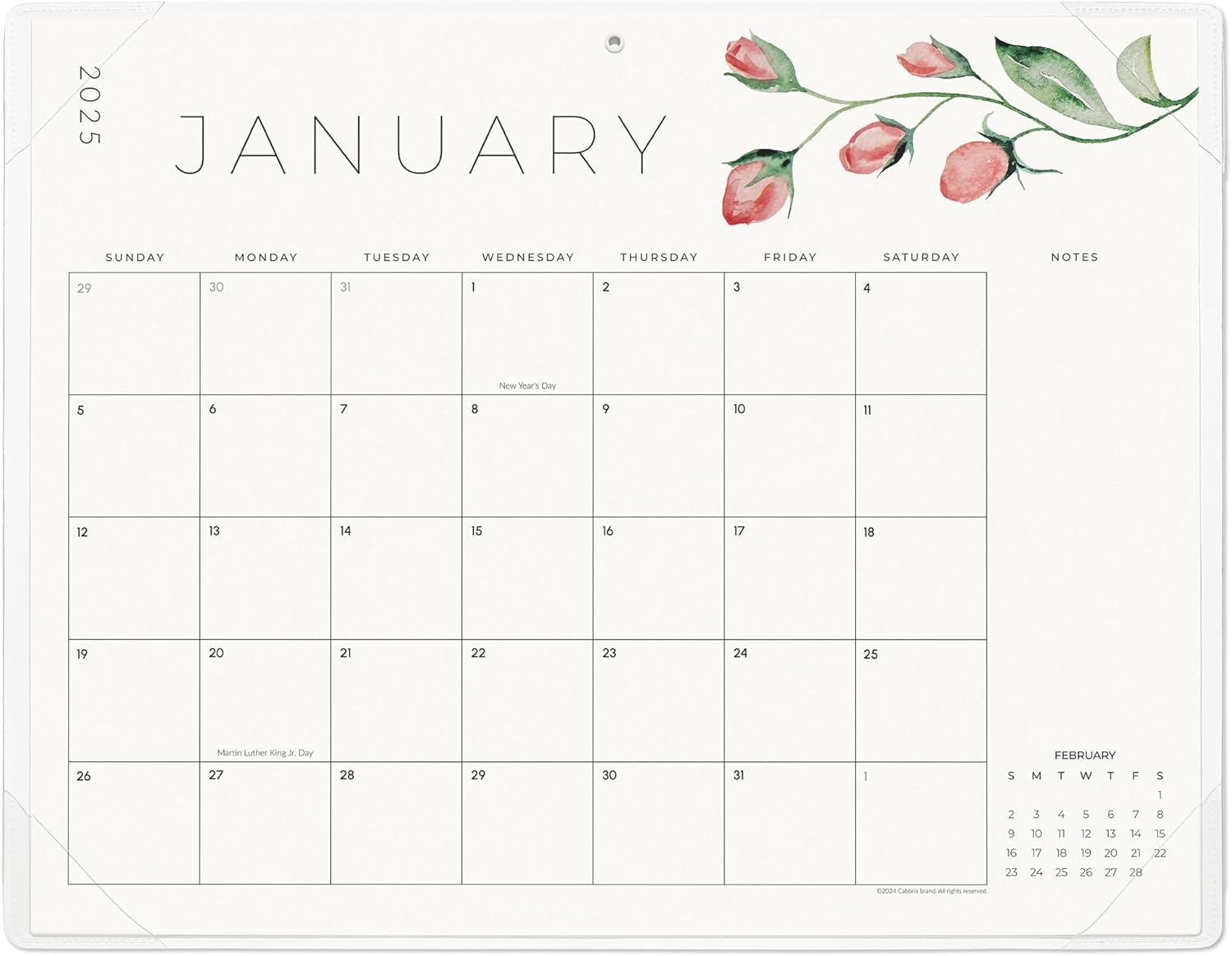 Cabbrix 2025 Desk Calendar: Organize like a pro!