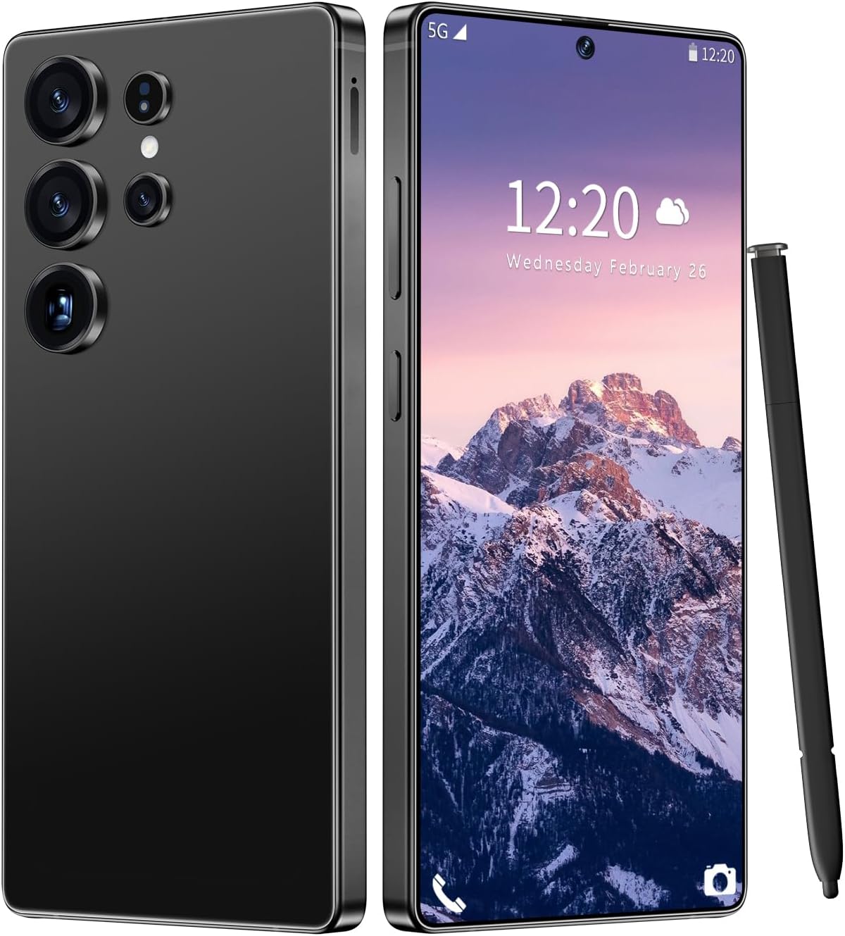 Huness I25 Ultra Unlocked Cell Phone with Built in Pen and 5G