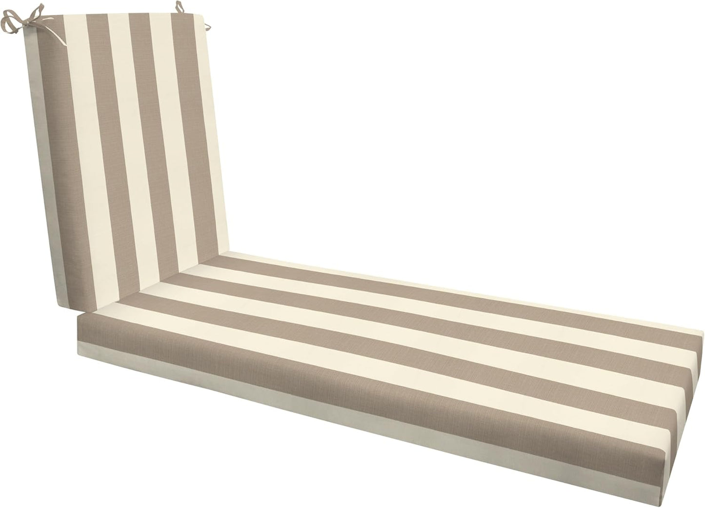Honeycomb Outdoor Chaise Lounge Cushion for Patio Furniture