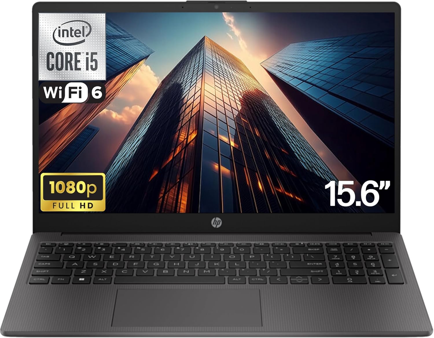 HP 250 G10 Business Laptop with 15.6in FHD Display and i5 Processor
