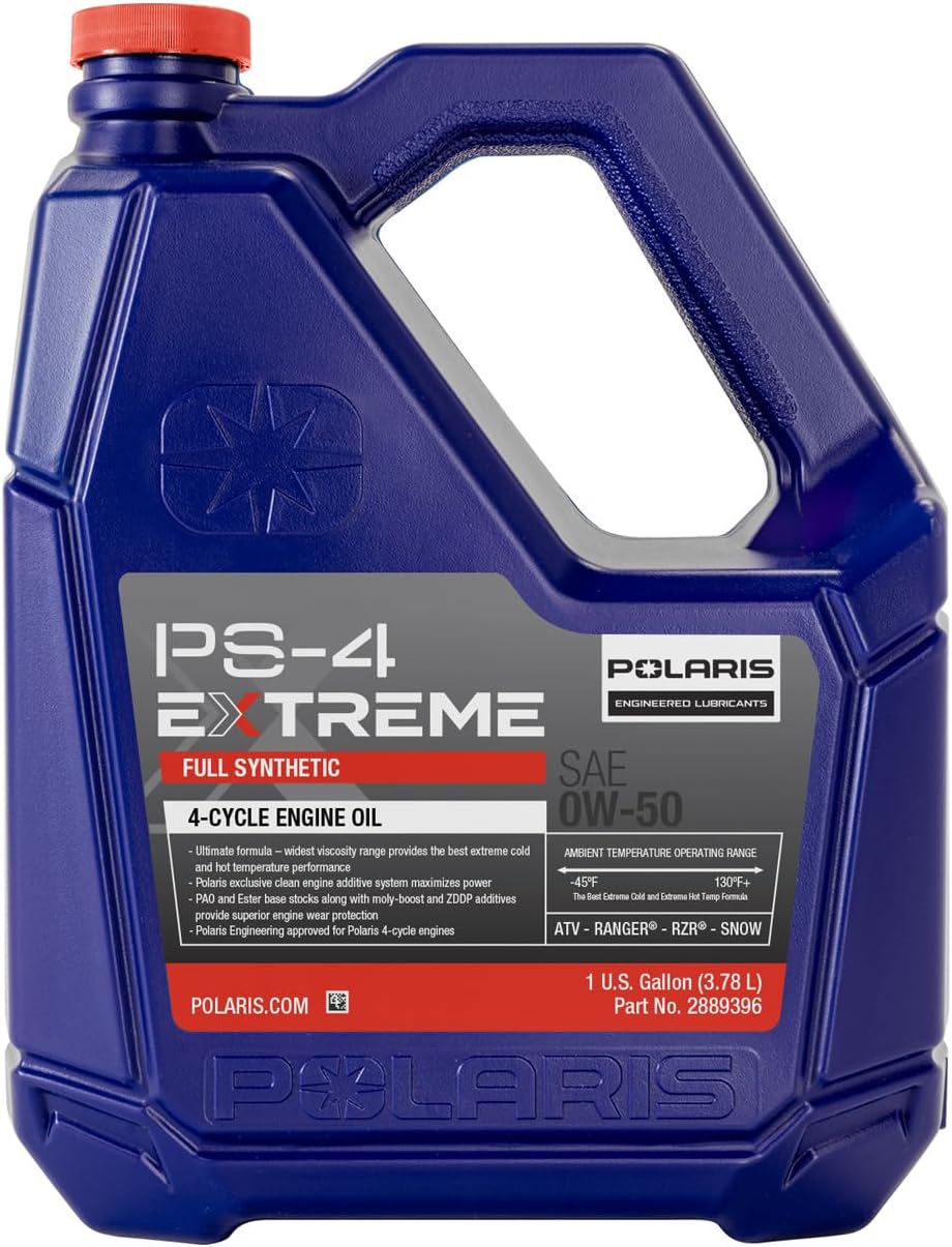 Polaris PS-4 EXTREME 0W-50 Full Synthetic Oil for 4-Stroke Engines