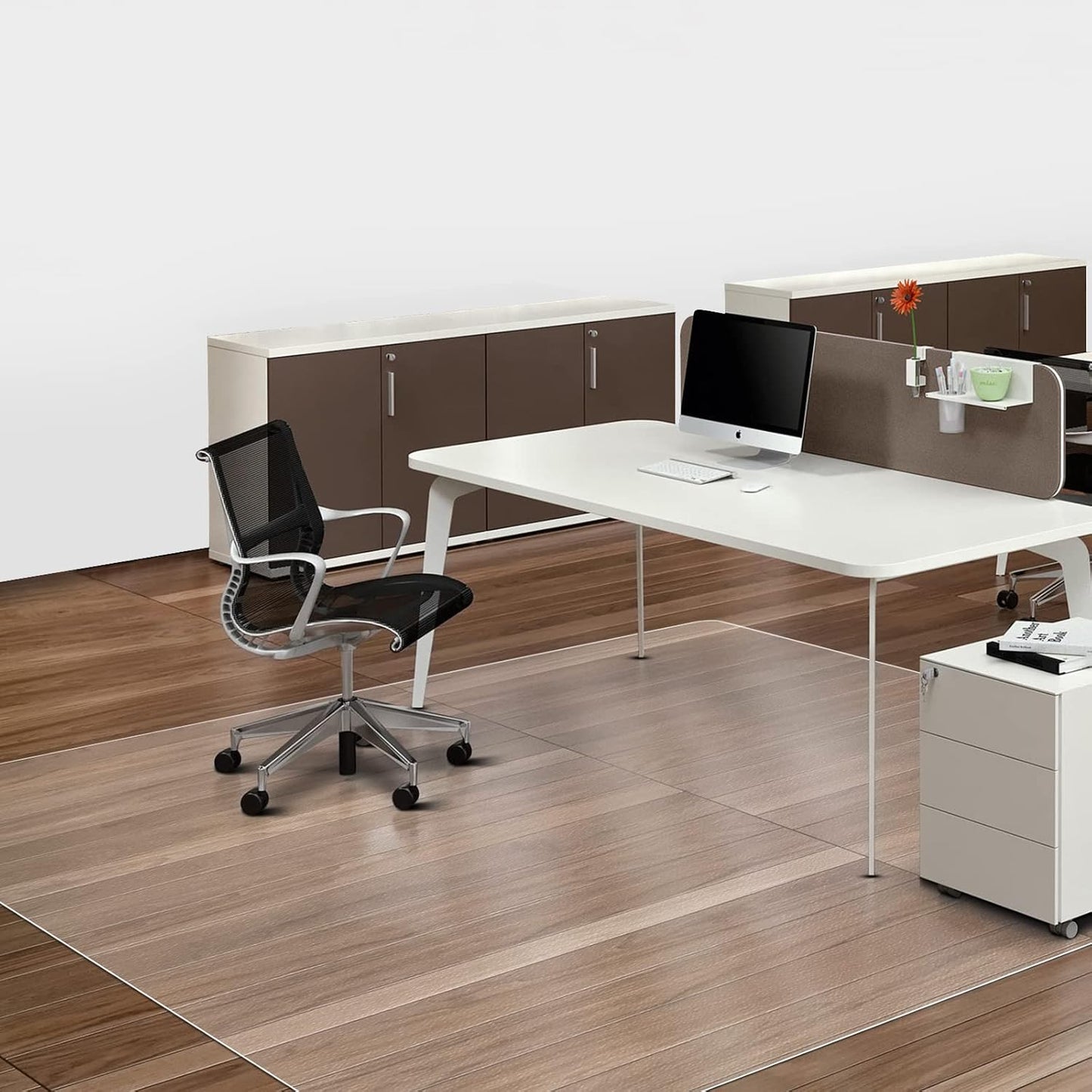 SALLOUS Chair Mat for Hard Floors, 60in x 75in Office Mat