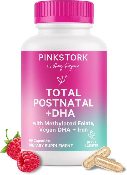 Pink Stork Total Postnatal Vitamins for Breastfeeding Moms