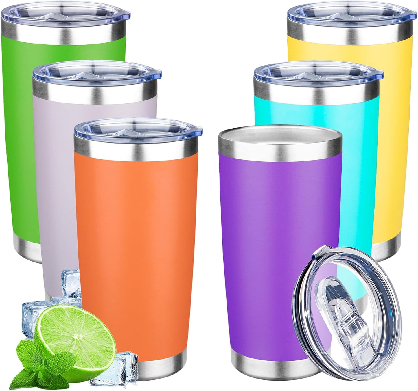 20oz Tumbler with Lid - Double Wall Insulated Travel Mug