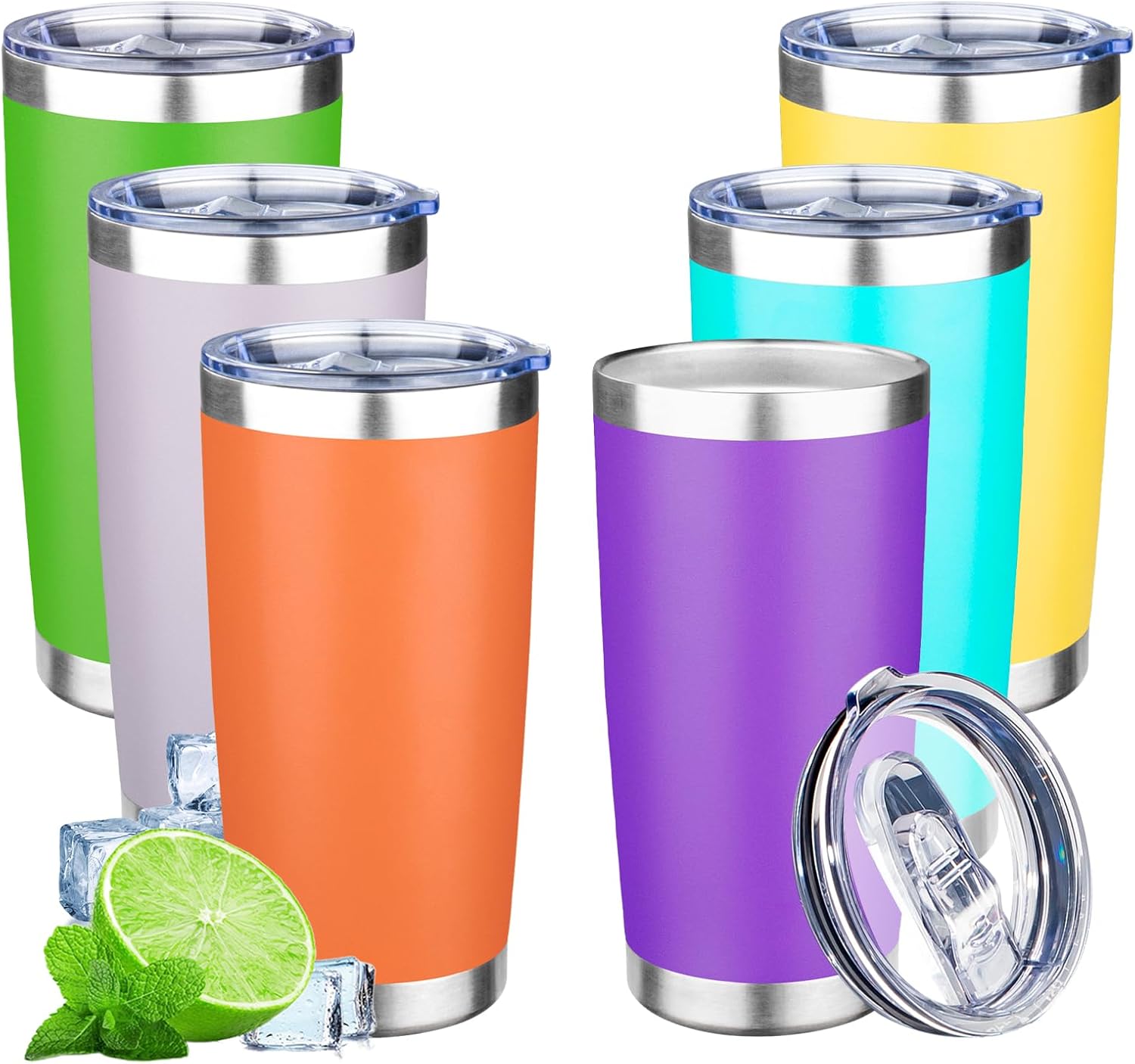 20oz Tumbler with Lid - Double Wall Insulated Travel Mug