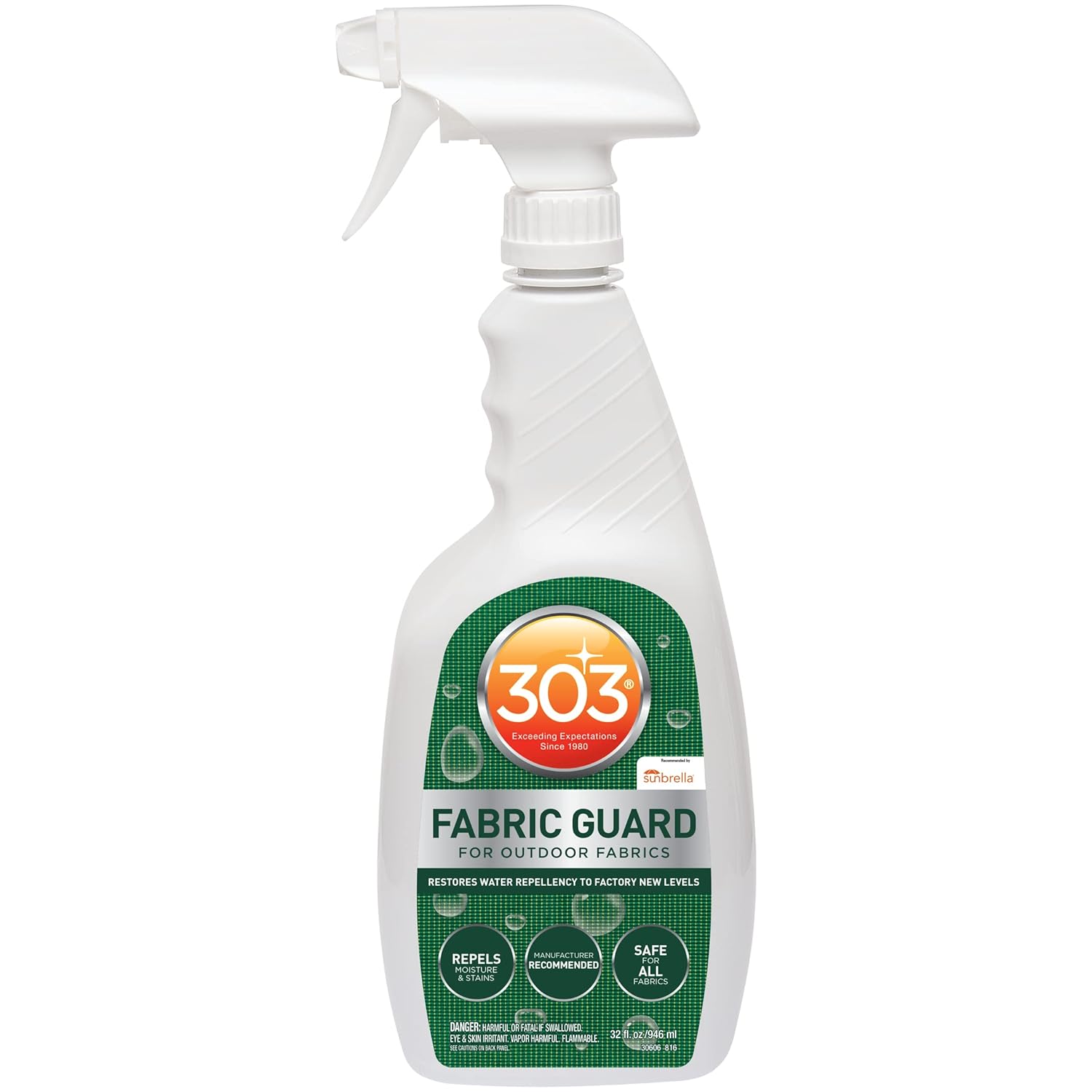 303 Fabric Guard Restores Water and Stain Repellency Effectively