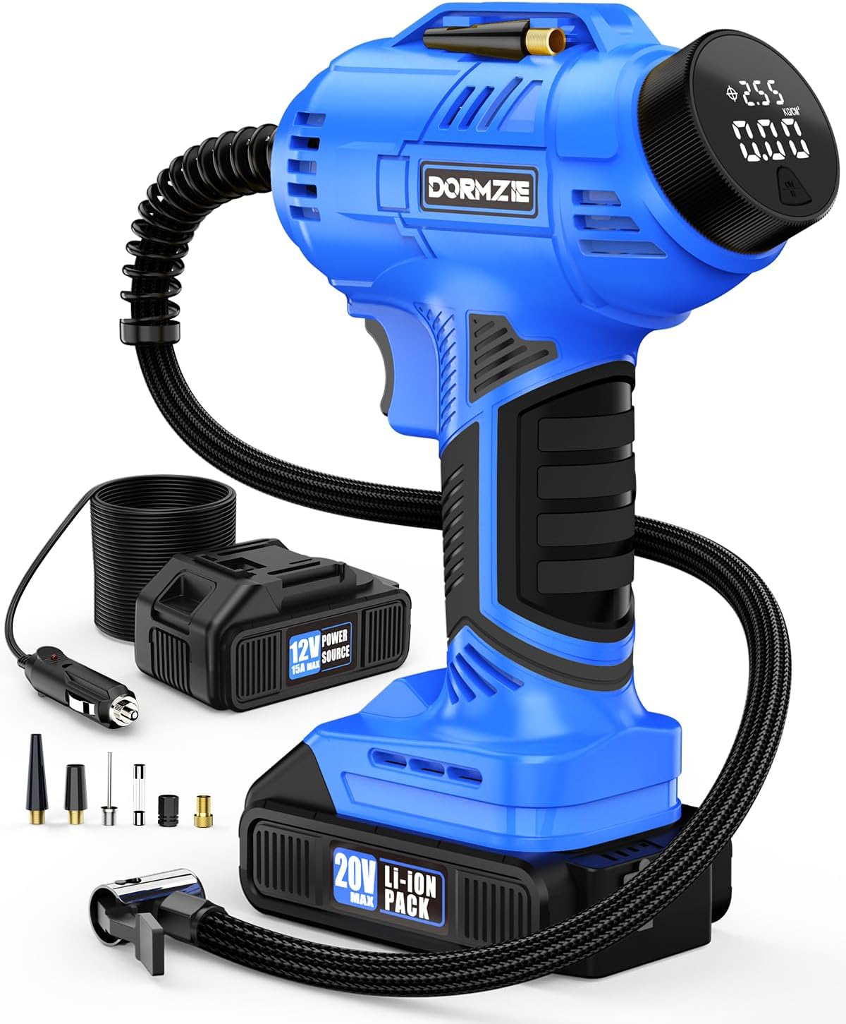 Portable Air Compressor for Car Tires with 150 PSI Power