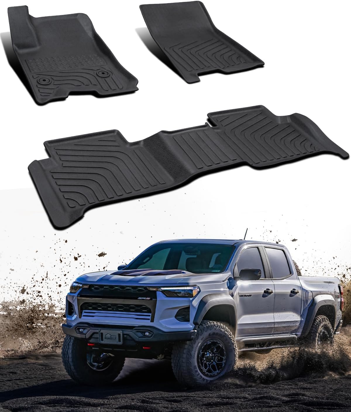Custom Fit All-Weather Floor Mats for Chevy Colorado & GMC Canyon