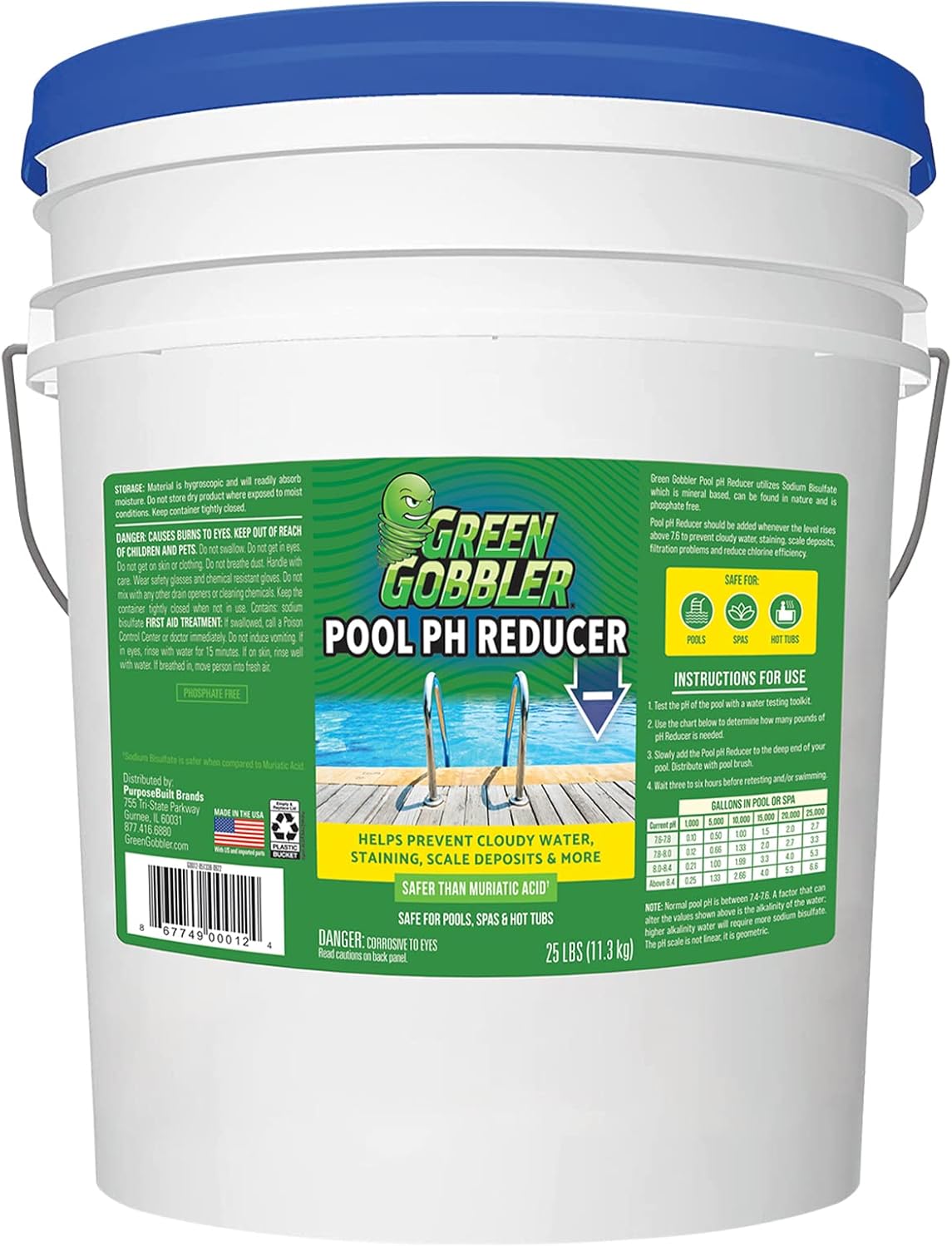 Green Gobbler pH Down - Effective Pool pH Reducer Solution