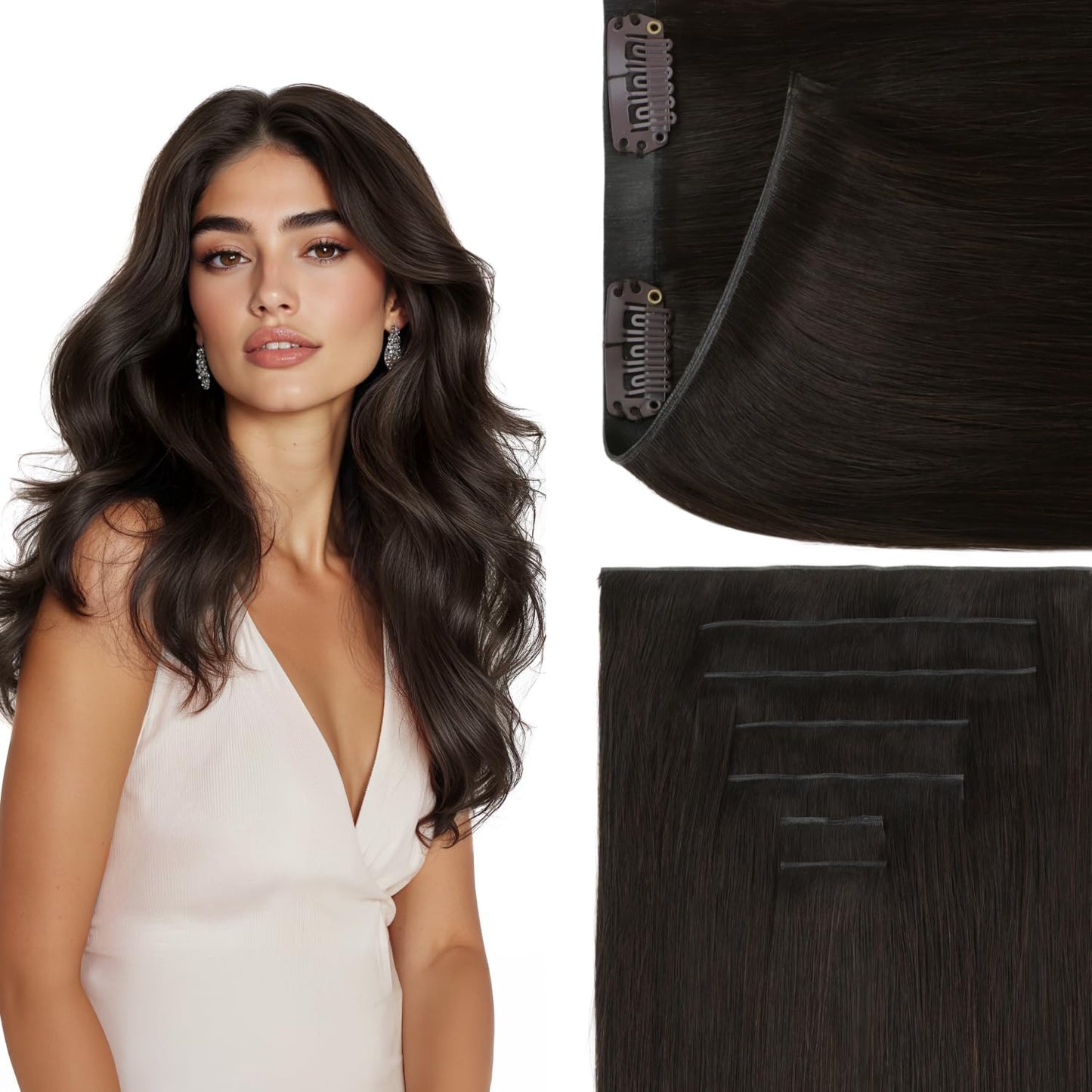 GOO GOO Genius Clip in Hair Extensions for Effortless Style