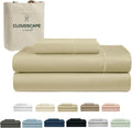 100% Egyptian Cotton Sheets Twin Size 1000 TC - Silky Hotel Quality