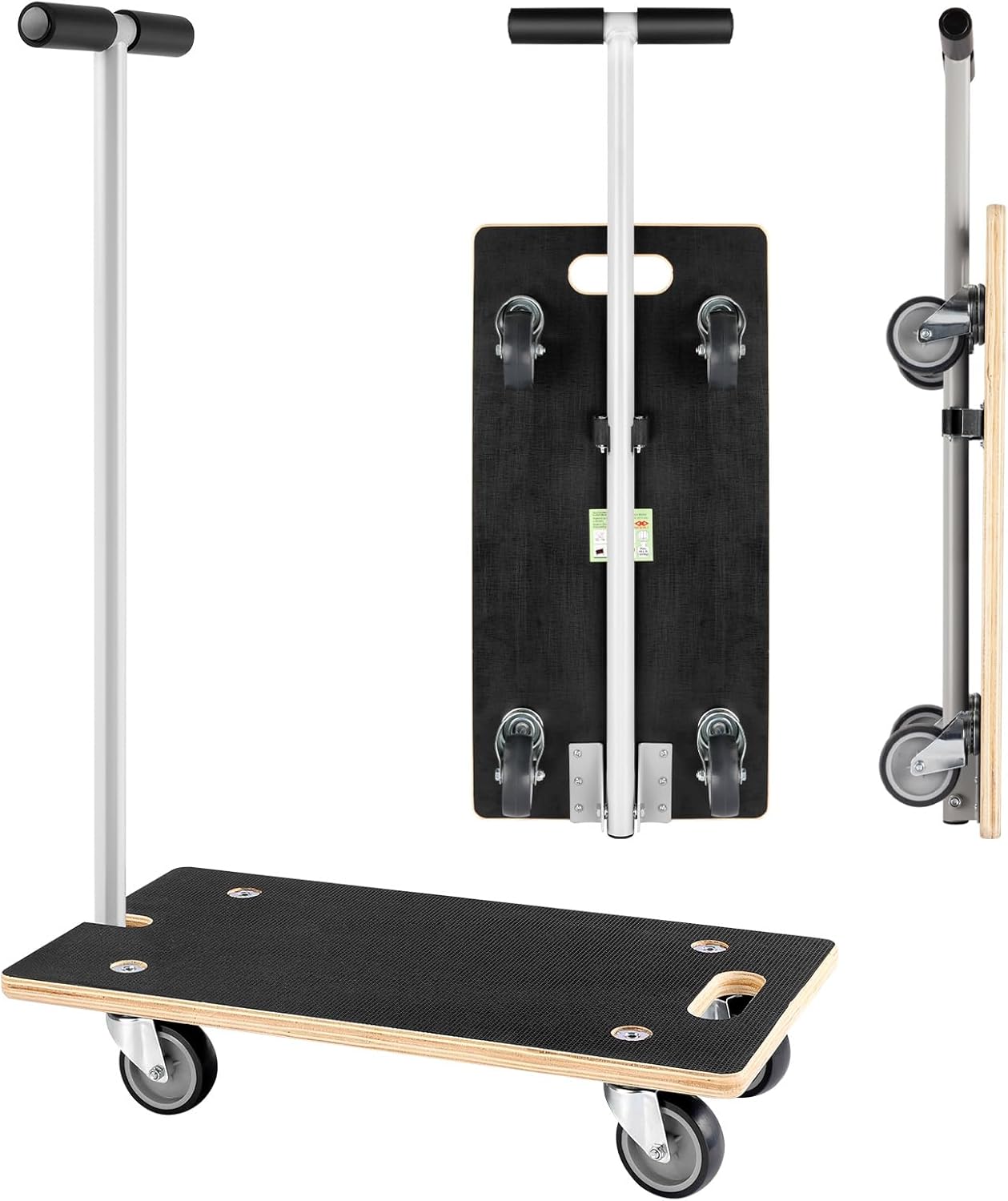 Heavy Duty Rectangle Wood Platform Dolly for Easy Transport