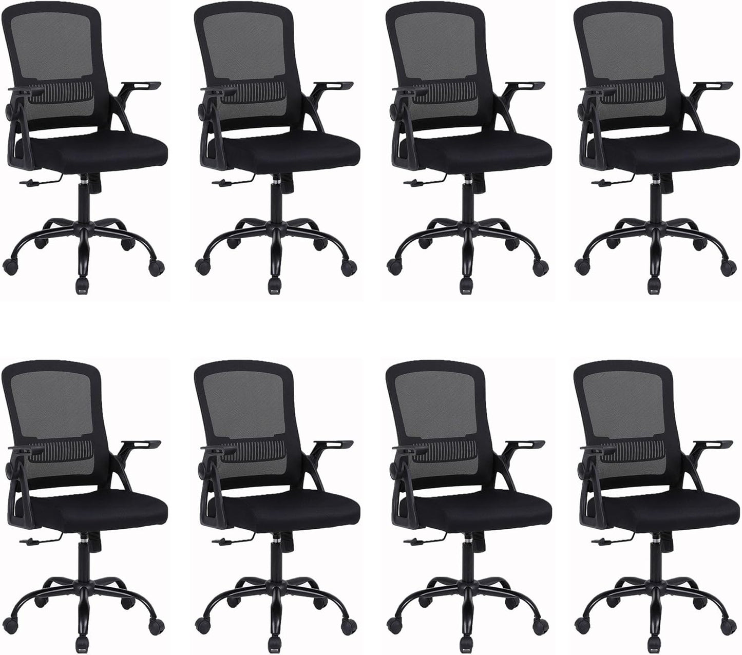 Breathable Mesh Ergonomic Office Chair - Lumbar Support & Comfort