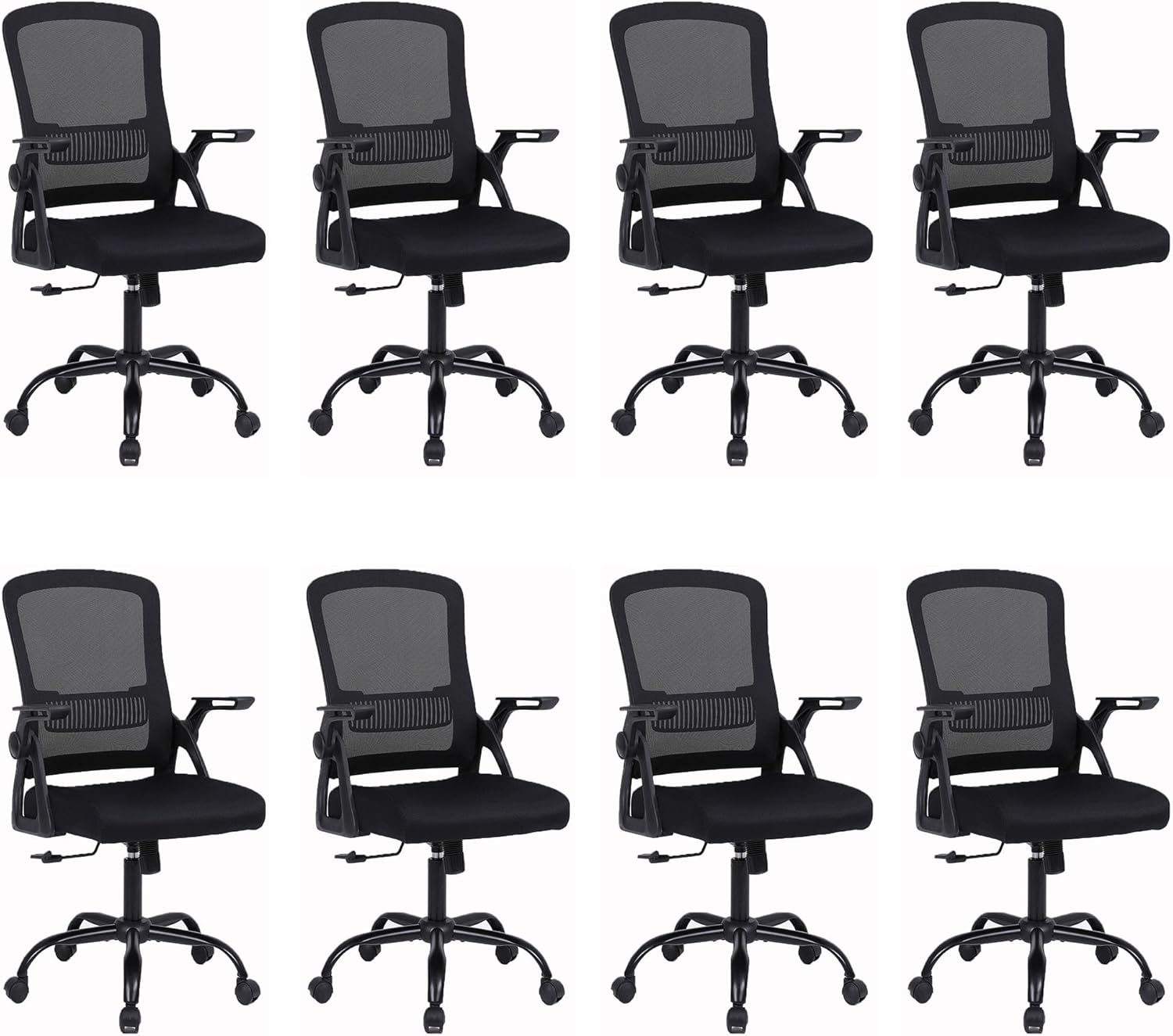 Breathable Mesh Ergonomic Office Chair - Lumbar Support & Comfort
