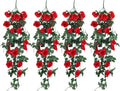 RECUTMS Hanging Rose Flowers Artificial Vine Plants for Decor