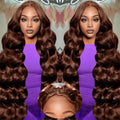 26Inch Chocolate Brown Lace Front Wig for Gorgeous Styles