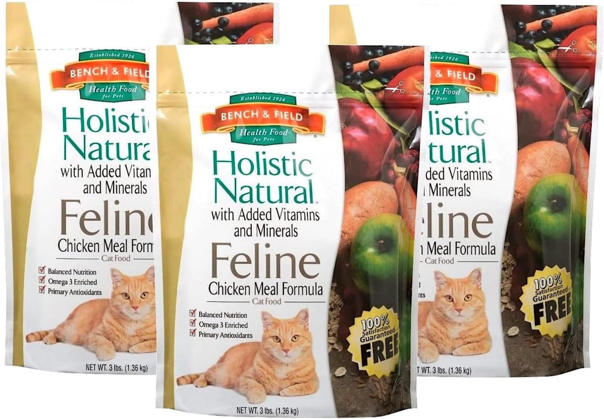 Premium Natural Dry Cat Food with Chicken Meal & Brown Rice