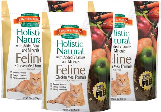 Premium Natural Dry Cat Food with Chicken Meal & Brown Rice