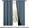 NICETOWN curtain panels 100% blackout for stylish room darkening