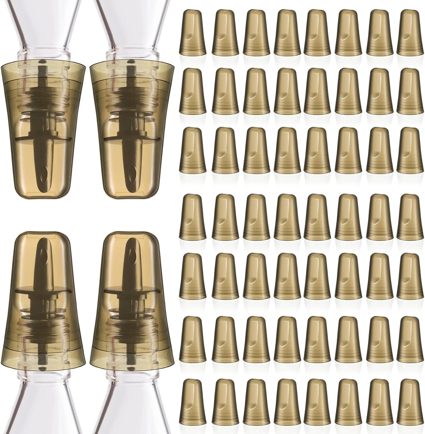 Chengu 60 Pieces Liquor Bottle Covers for Bar and Kitchen Use