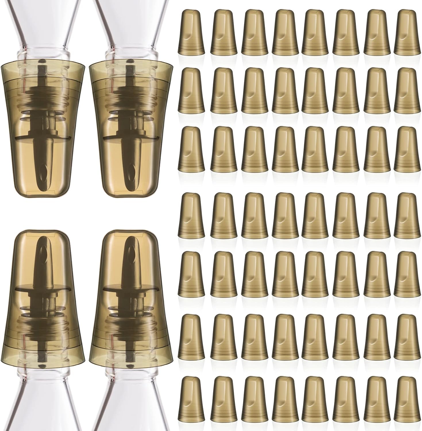 Chengu 60 Pieces Liquor Bottle Covers for Bar and Kitchen Use