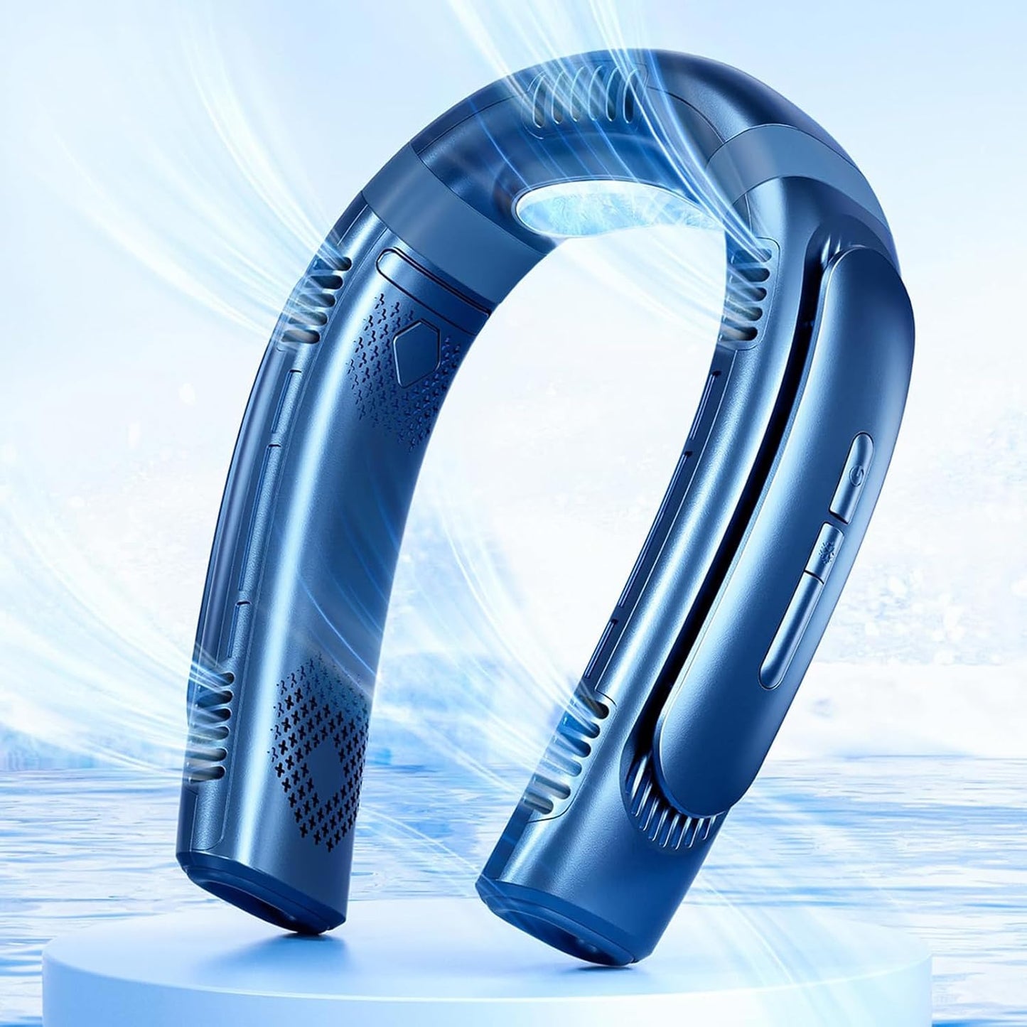 Stay Cool Anywhere with 3D Neck Fan