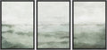 Sage Green Abstract Canvas Wall Art 24in x 36in - Minimalist Modern