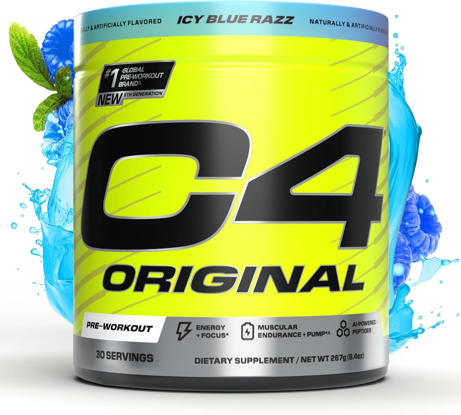 C4 Original Pre Workout Powder for Explosive Energy and Focus