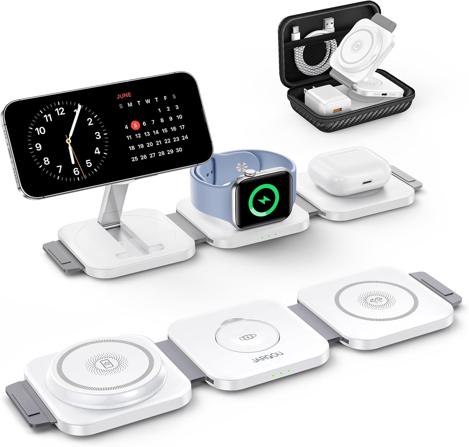 Ultimate 3-in-1 Fast Wireless Charger - JARGOU