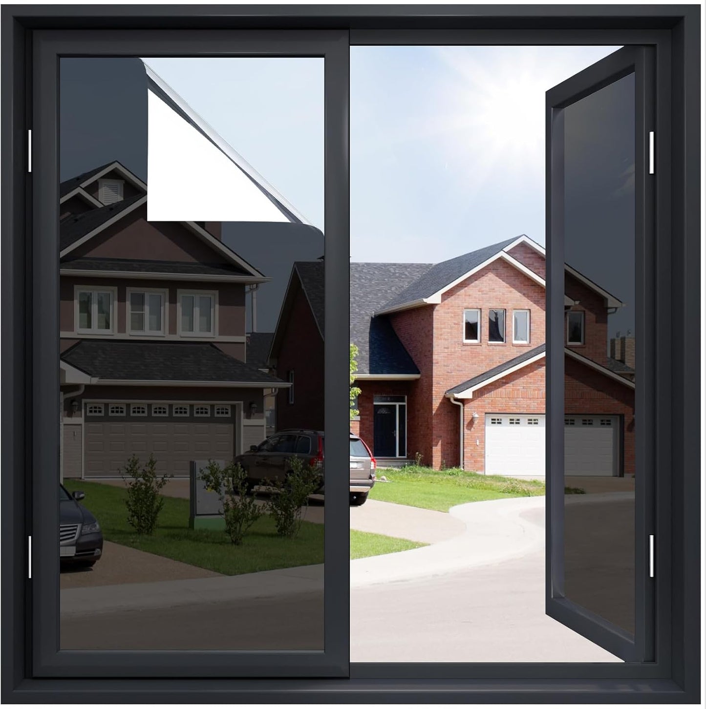 rabbitgoo One Way Window Privacy Film for Home and Office Use