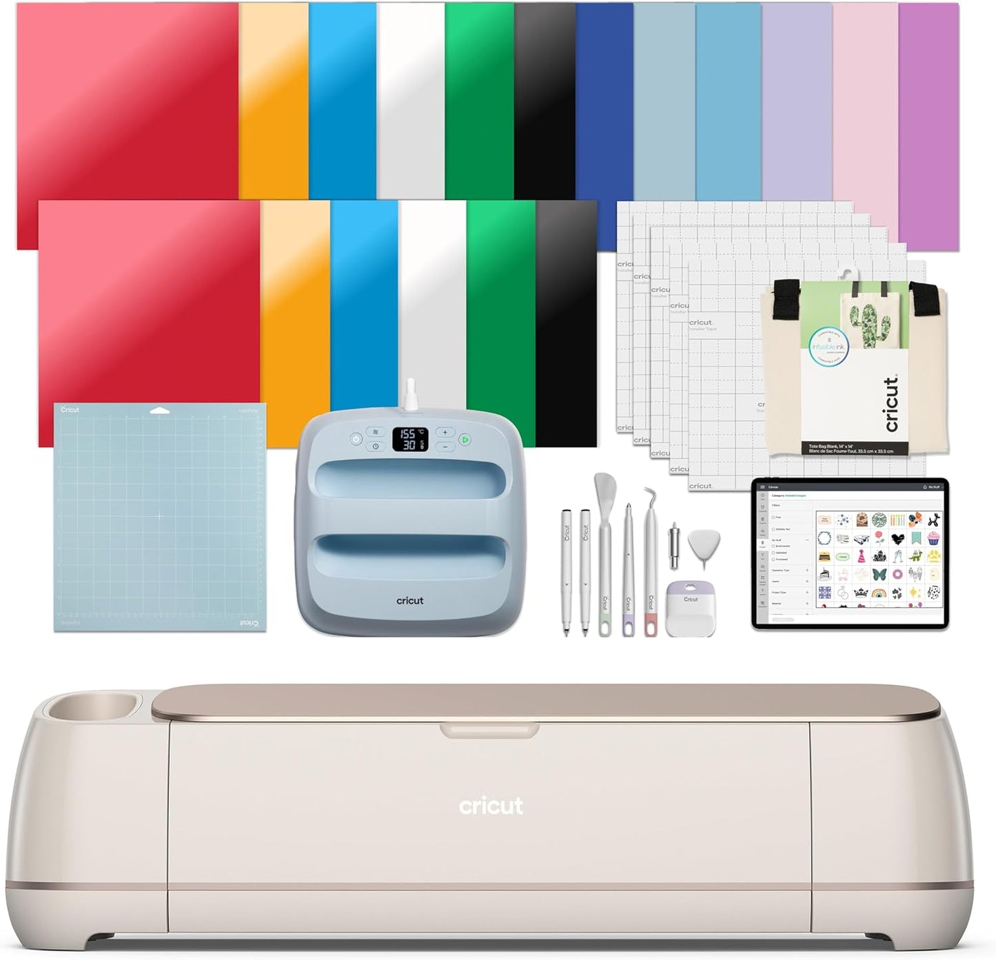 Cricut Maker 4 Smart Cutting Machine with Engagement Plus Bundle