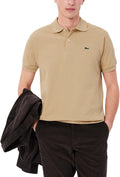Lacoste Men's Original Cotton Pique Polo - Classic Fit, Textured Shoes