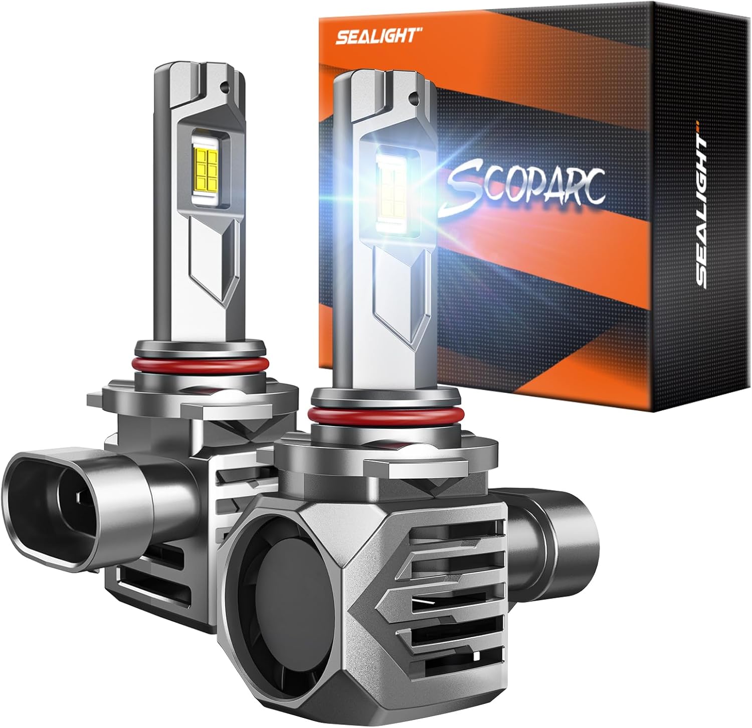 SEALIGHT Brightest 9005 Bulbs with 33000 Lumens for Clarity