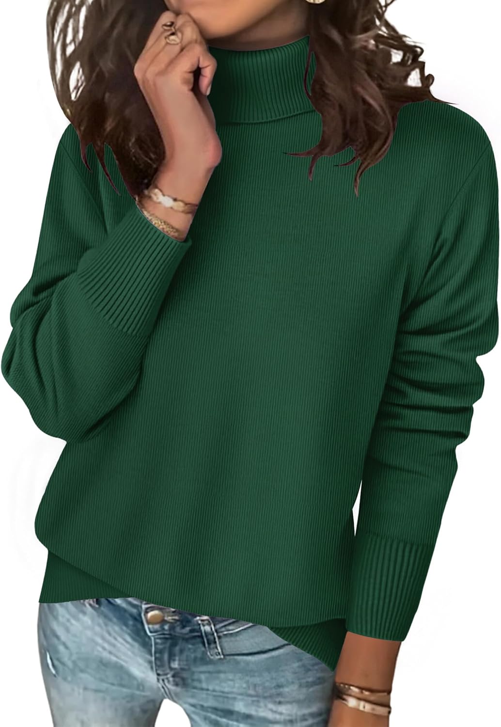 Zeagoo Women's Turtleneck Sweater for Cozy Fall and Winter Wear