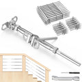 1/8 in Cable Railing Kit 40 Pairs Swage Toggle Turnbuckle - Adjustable