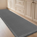 Extra Large Waffle Bath Mat Grey 6ft x 2ft - Soft, Highly Absorbent