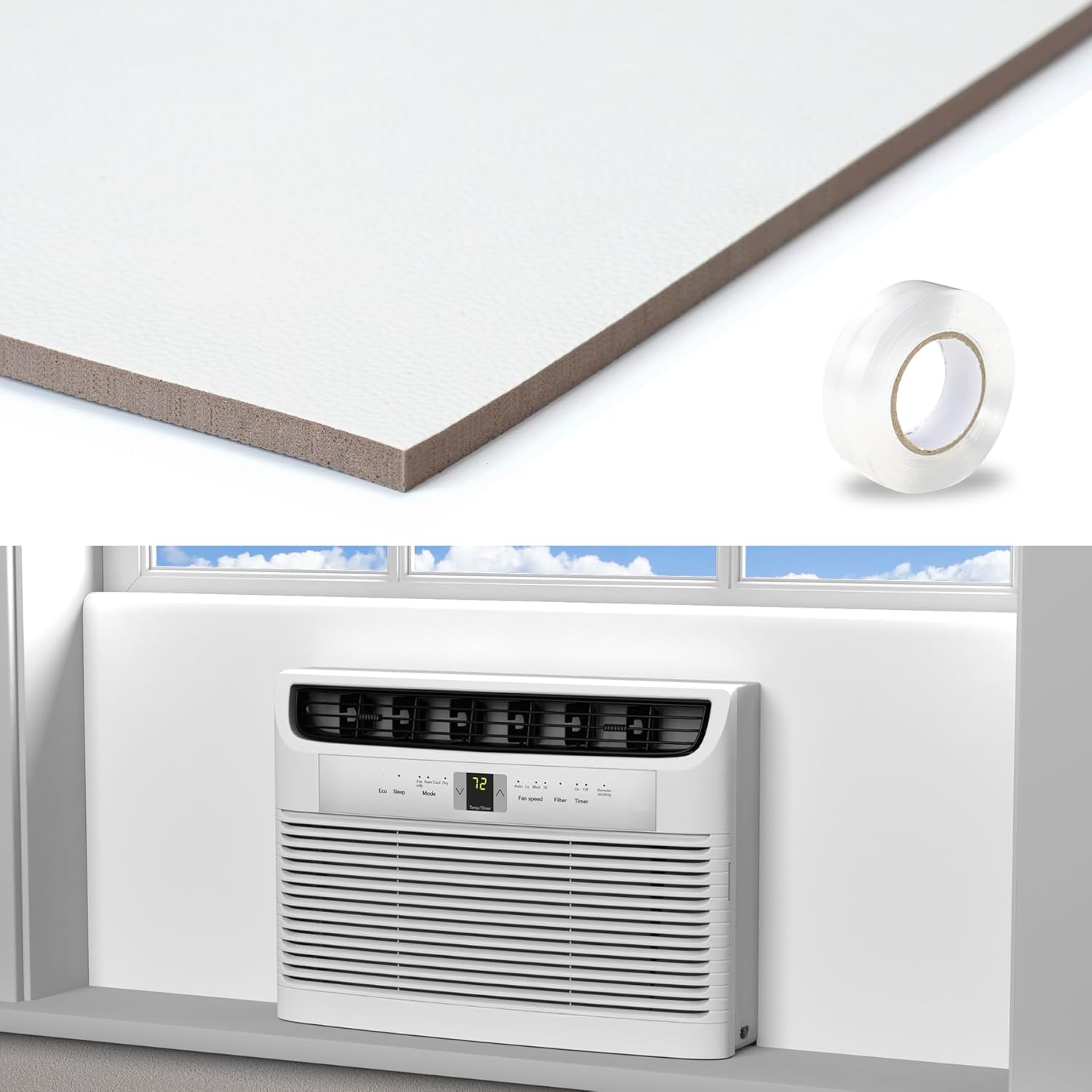 AC Foam Window Seal - Year-Round Comfort